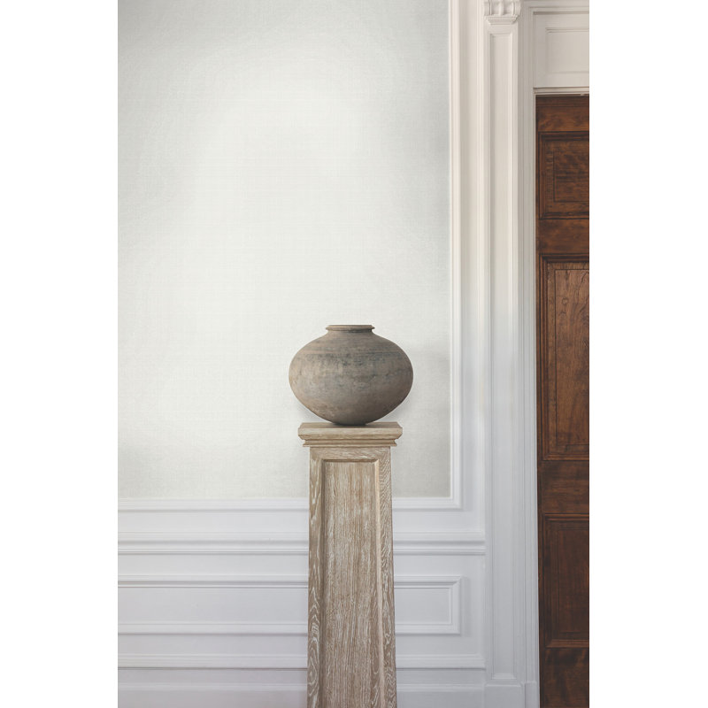 Bordeaux Abstract Wallpaper Double Roll by Ronald Redding, White