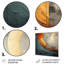 «Abstract Nature Collages II», art mural abstrait en métal-1192622983