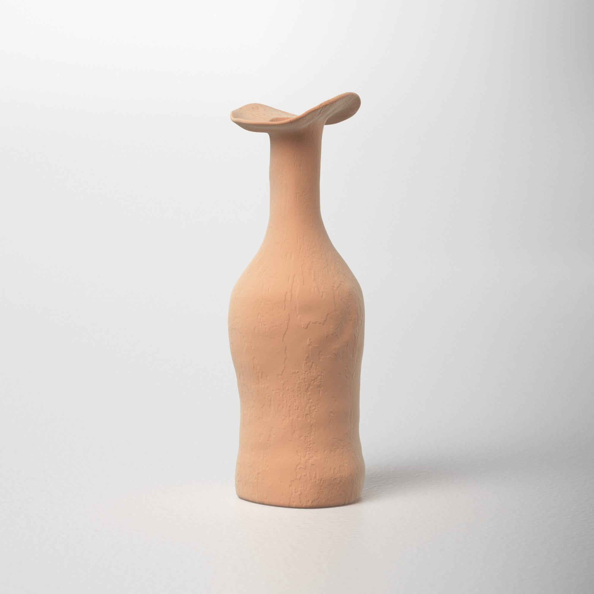 Paso Handmade Ceramic Table Vase, Yellow, 7.68" H x 2.76" W x 2.76" D