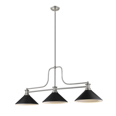 Haislip 3 - Light Kitchen Island Pendant