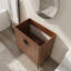 Base de meuble-lavabo autoportant 30 po avec lavabo intégré et portes à fermeture en douceur
