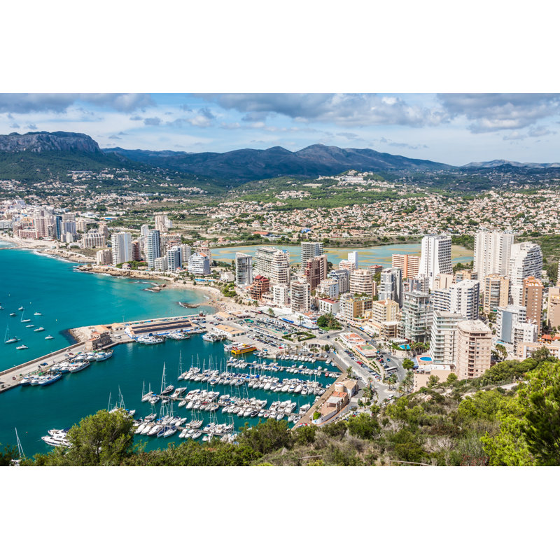 Calpe, Espagne - photographie sur toile tendue, L 48 po x H 32 po
