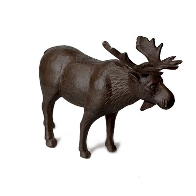 Loon Peak® Hust Moose Animals Metal Garden Statue | Wayfair