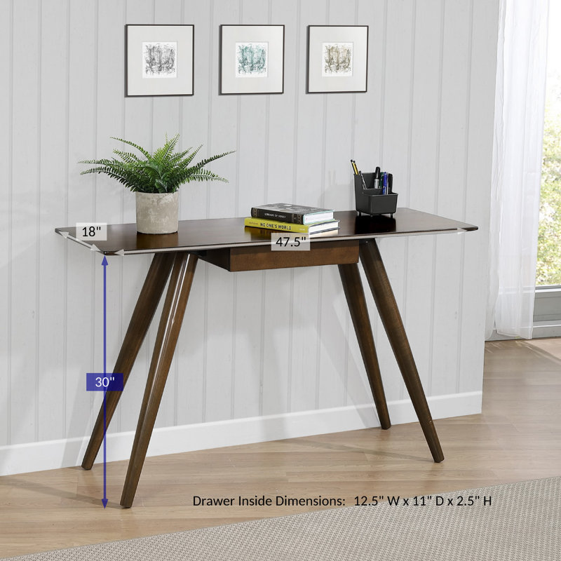 Annleigh Solid Wood Writing Desk