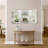 55"X30" Oversized Modern Rectangle Bathroom Mirror With Frame Decorative Large Wall Mirrors For Bathroom Living Room Bedroom Vertical Or Horizontal Wall Mounted Mirror With Aluminum Frame