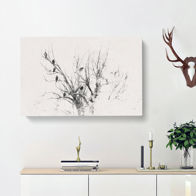 Birds In The Trees - Wrapped Canvas, 60cm H x 91cm W x 3cm D
