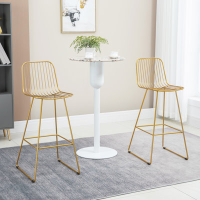Gascony Counter Stool with Metal Frame
