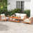 Kymoni Rectangular Solid Wood Outdoor Coffee Table , 18 " W 35.5 " D