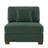 Milbrey Upholstered Hunter Green Corduroy Armless Accent Chair with Pillow Back and Solid Wood Legs-576806407-595439994
