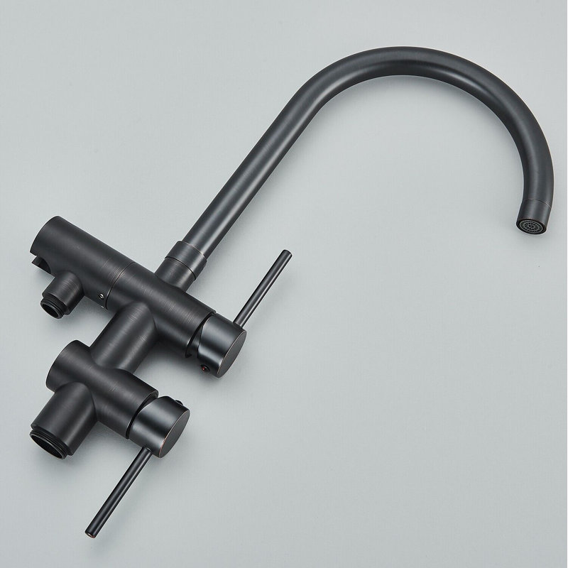 Balta 2 Handle Bathroom Bath Shower Mixer Bath Filler with Diverter
