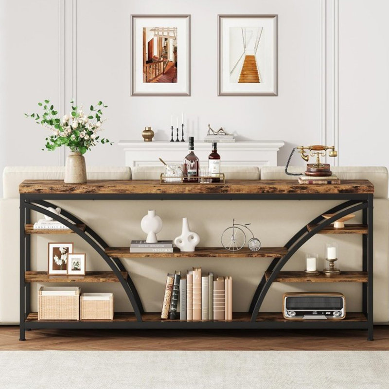 Console simple de style industriel