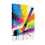 Abstract Colourful Hockey Stick With Paint Splashes-1577474700
