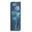  «Evening White Floral 1» par Silvia Vassileva, art mural en métal, 12 po x 36 po-1857287890
