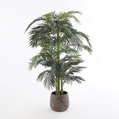 Faux Palm Plant in Pot