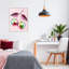 Cerise chromatique sur giclée rose encadrée, design par Lil 'Rue-788557654-788557653