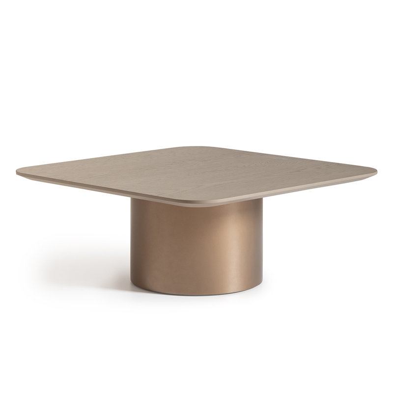 Canberra Tall Cocktail Table - Light Ash, 16.5" H x 40.5" L x 40.5" W