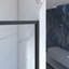 Cabine de douche à cadre en aluminium, 56 - 60 po x 70 po, double coulissante, verre trempé de 8 mm, quincaillerie noire, salle de bain, imperméable, porte coulissante facile à installer, aluminium, approche simple