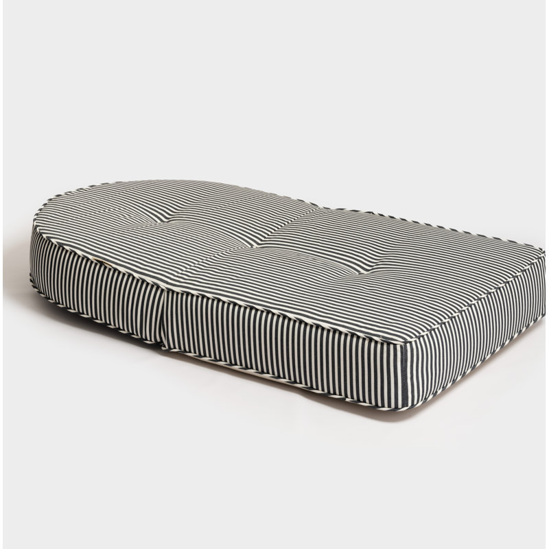 RECLINING PILLOW LOUNGER- LAURENS NAVY, Navy
