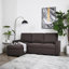 Razzak 3 Seater Linen Sofa Bed-180109883