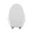 Elongated Open Front Slow Close Toilet Seat with Lid