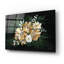 Art mural en verre «Moody Golden Florals» par Yvette St. Amant-742548576