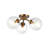 Learco Glass Semi Flush Mount-743322901