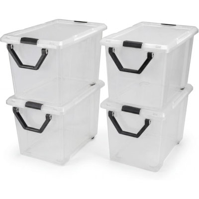32 Gal Wheeled Tote 4-Pack