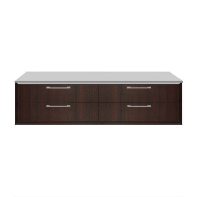 Gemelli 48" W x 12" H x 22" D Wall Mounted Bathroom Cabinet