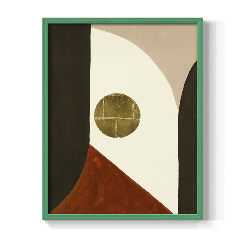High Notes I, reproduction encadrée - bois massif, Vert, H 10 po x l 8 po