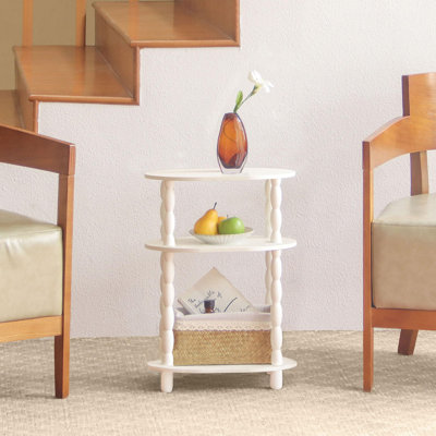 3-Tier small narrow-sided table