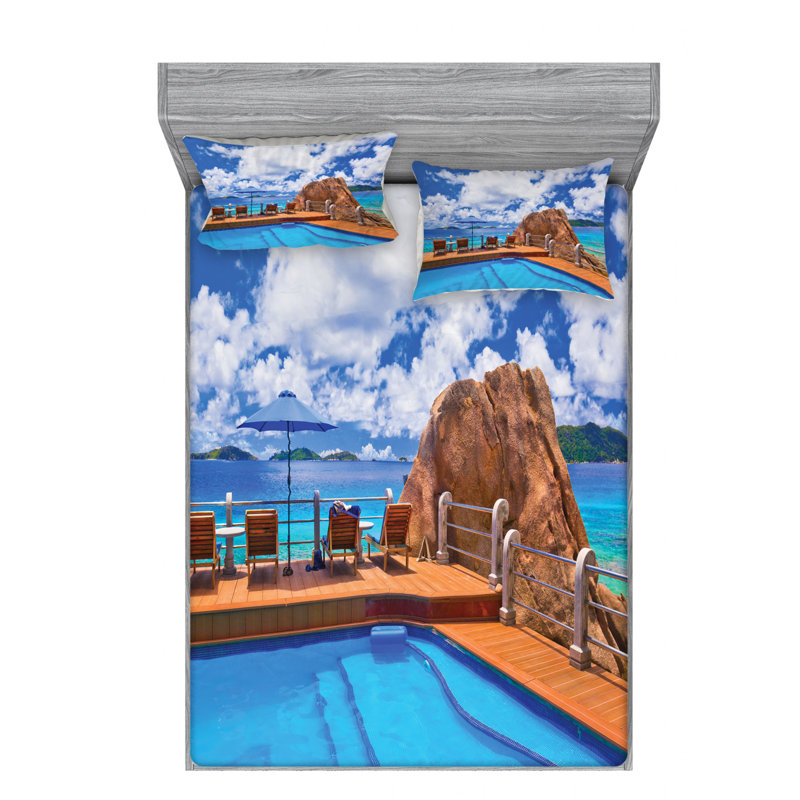 Microfiber Sheet Set, Full Sheet Set with Fitted Sheet