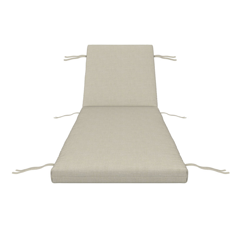 Lani Sunbrella® Outdoor Chaise Lounge Cushion, 24" W x 73" D, Sunbrella Play Sage