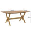 Table de salle à manger Double V-1842698814