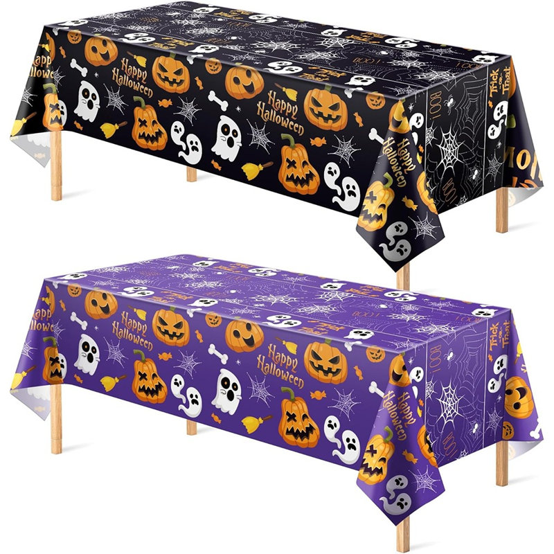 Nappe jetable d'Halloween (lot de 2)