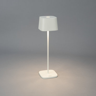 Capri Cordless Table Lamp - USB Rechargeable, Dimmable LED, Stylish Design