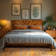 Gonsoulin Solid Wood Bed Frame with Adjustable Headboard/Handcrafted Pattern Platform Bed