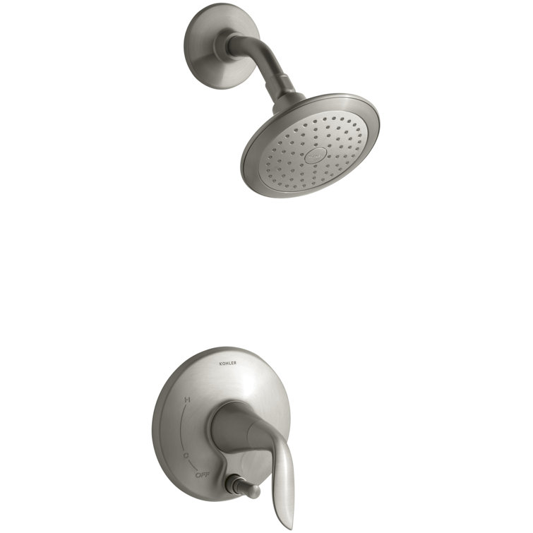 Kohler K-T5319-4-BN Refinia® Shower Trim with Push-Button Diverter, Valve Not Included
