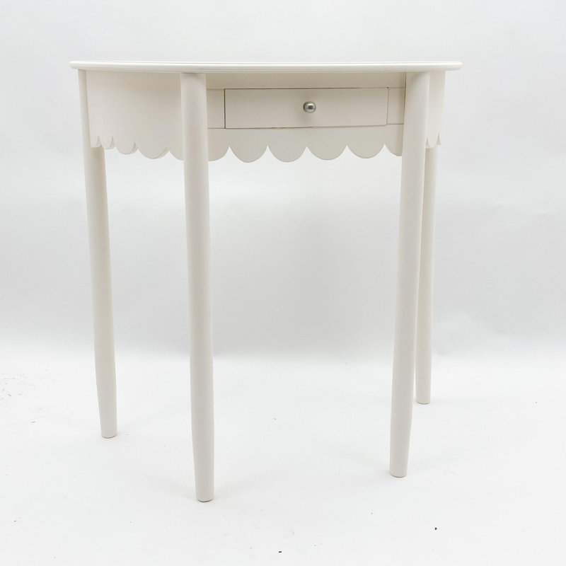Anndrea 80cm Solid Wood Top Console Table