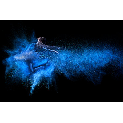 Young Beautiful Dancer - Wrapped Canvas Print