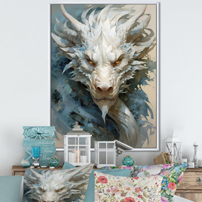 Dragon S Enchanted Realm II - Dragons Framed Canvas Print Wall Art