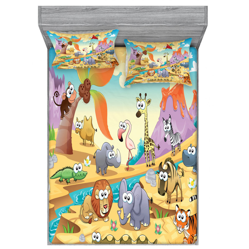 Microfiber Sheet Set, Full Sheet Set with Fitted Sheet
