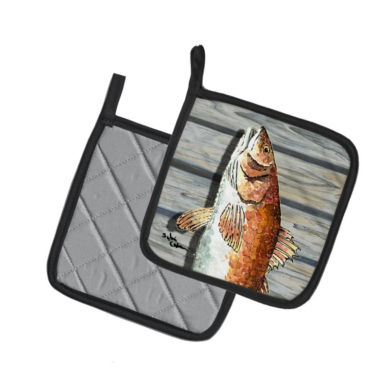 Cuisinier poignée caroline trésors Red Fish