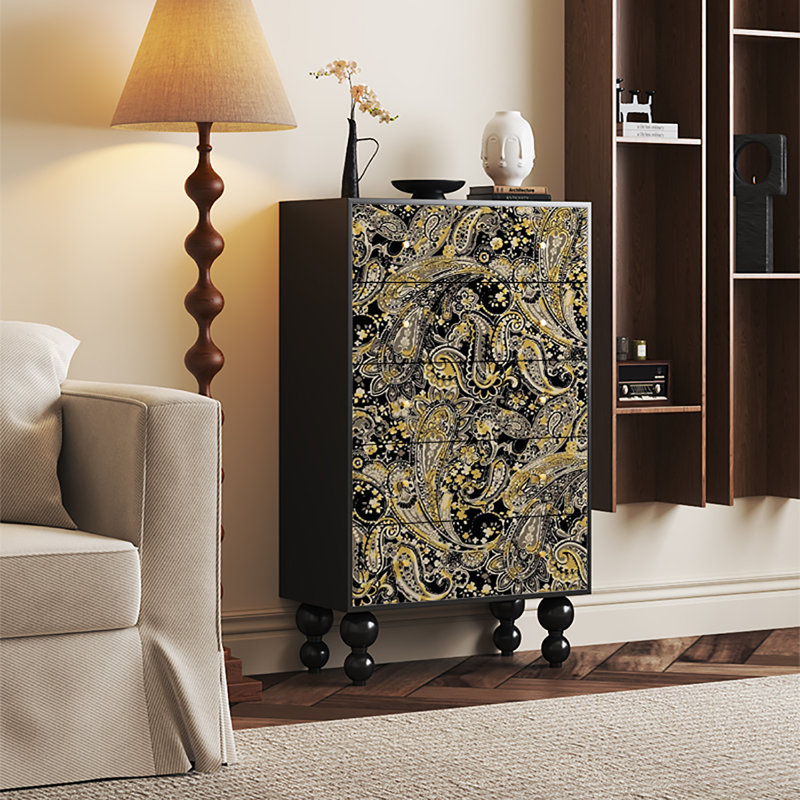 Armoire décorative sophistiquée à la française