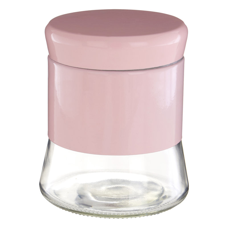 Glass Jar, Pink
