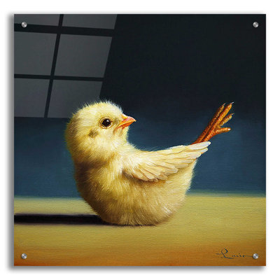 Yoga Chick Boat Pose - impression sans cadre