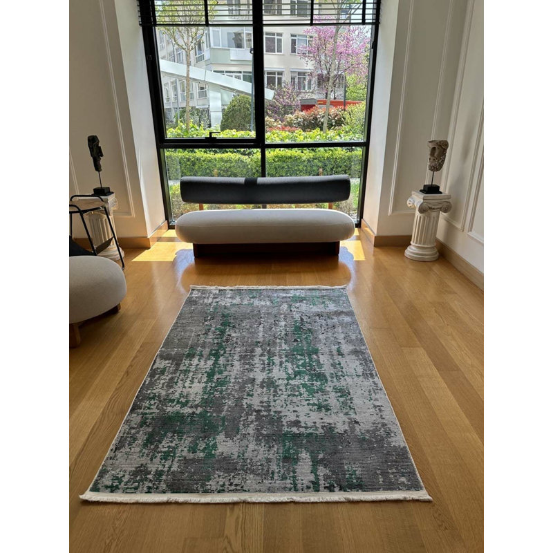 Tapis Nashayla avec envers antidérapant, Rectangle 3 pi 11 po x 7 pi 3 po