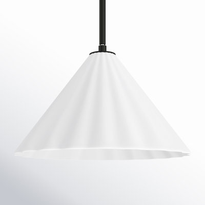 Yuridia Single Light Glass Steel Pendant