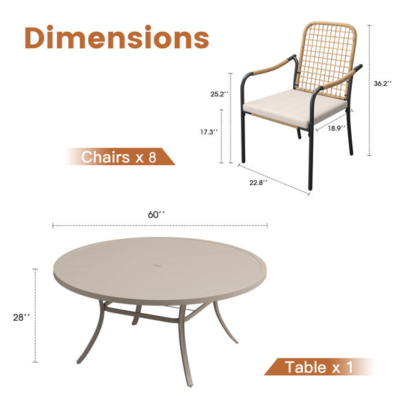 Dimensions du produit