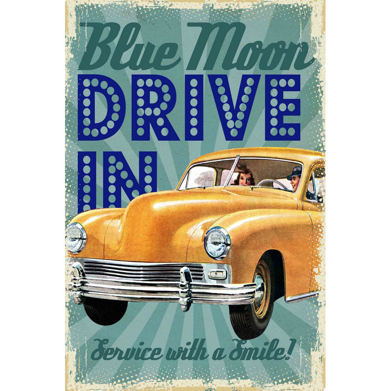 Moon Drive - Wrapped Canvas Print, 91 cm H x 61 cm W x 4 cm D