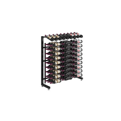 Illinois 90 Bottle Floor Wine Bottle Rack